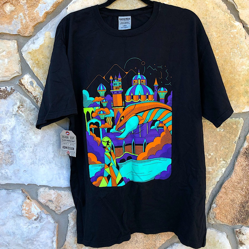 NWT Jon Bellion Glory Sound Prep Tour Graphic Unisex T-Shirt Size Large